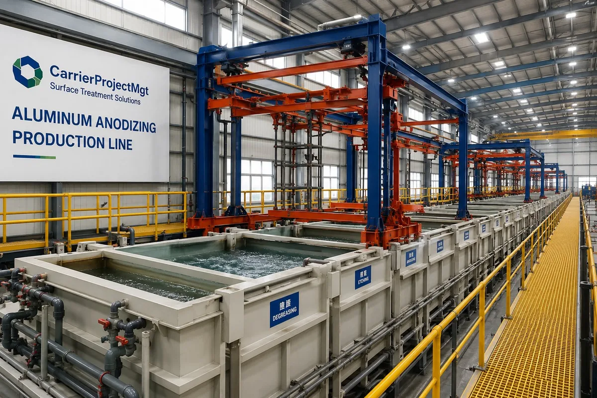CarrierProjectMgt Aluminium Anodizing Production Line